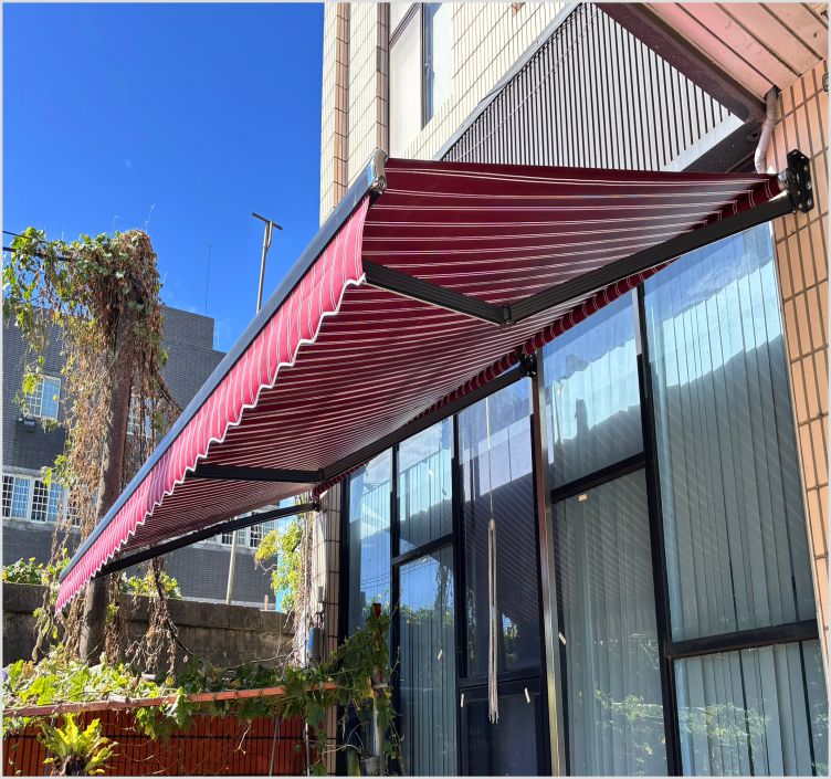 【電動伸縮遮陽棚】豪華款~~一鍵遙控開合，隨時享受戶外時光